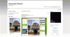 Desktop Screenshot of islamski-radio.com